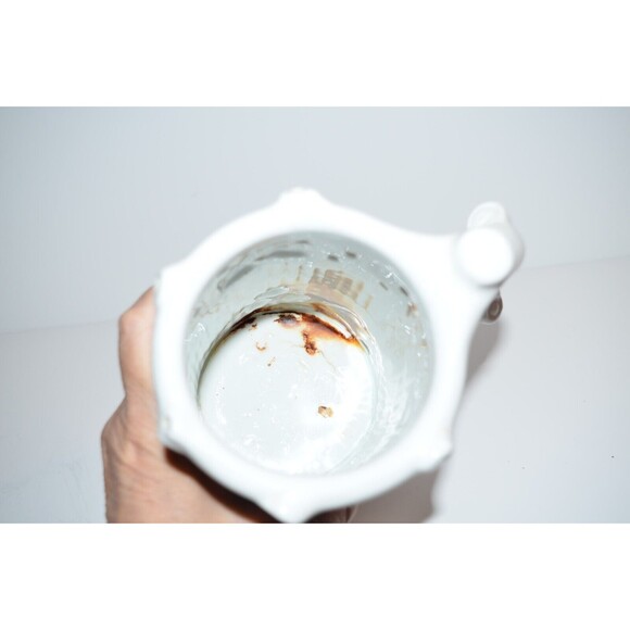 Vtg hand painted porcelain hole joke jug Hugo Schmidt Koblenz Deer Buck Mug - Picture 9 of 10